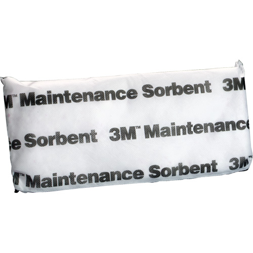 Tampon absorbant de maintenance, Huile seulement, 15" lo x 7" la, 12,6 gal absorption/pqt Action Paper