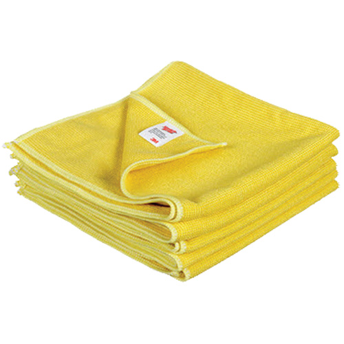 Scotch-Brite High Performance Cleaning Cloth, Microfibre, Yellow Action Paper