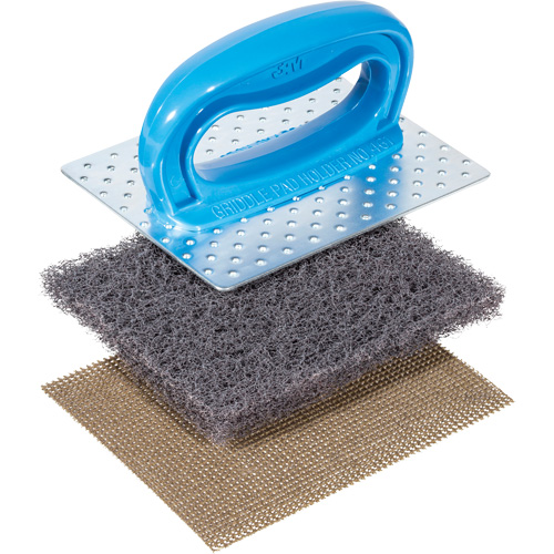 Scotch-Brite Griddle Pad Holder Action Paper