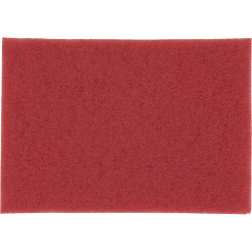 Tampon haute performance, 14" x32", Lustrage/Nettoyage, Rouge Action Paper