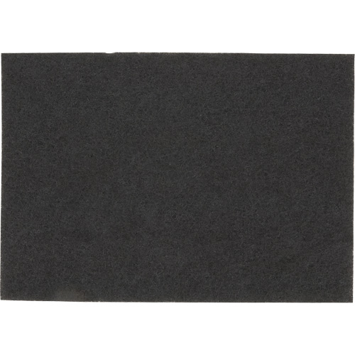 Tampon pour planchers, 14" x 28", D&eacute;capant, Noir Action Paper