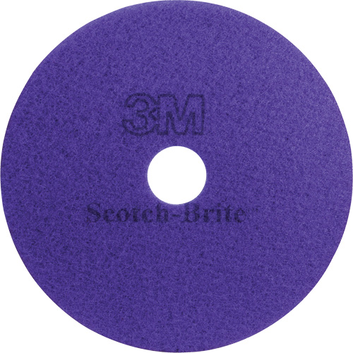 Hi-Performance Pad, 12", Cleaning/Polish, Purple Action Paper