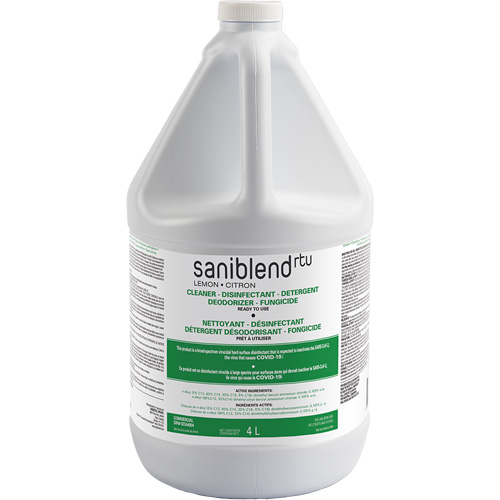 D&eacute;sinfectant et assainissant SaniBlend pr&ecirc;t &agrave; l'emploi, 4 L, Cruche Action Paper