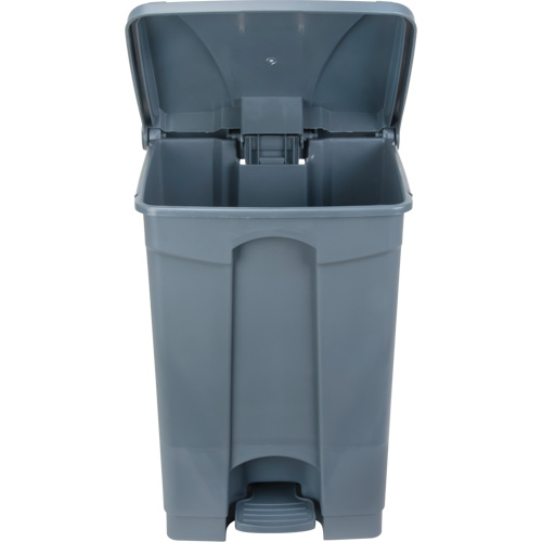 Step-On Garbage Can, Plastic, 12 US gal. Capacity Action Paper