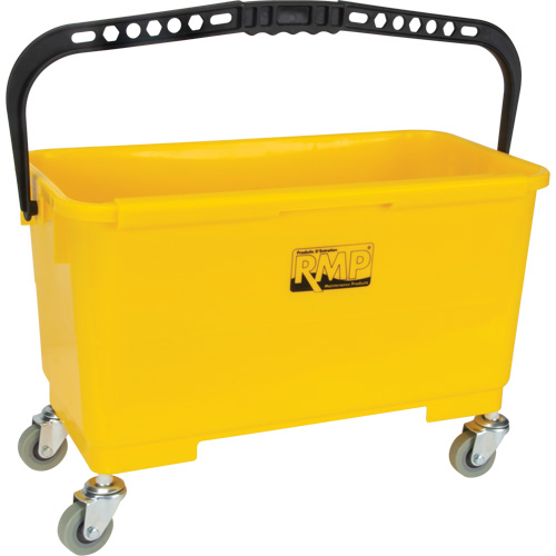 Window Washer Bucket, Yellow Action Paper