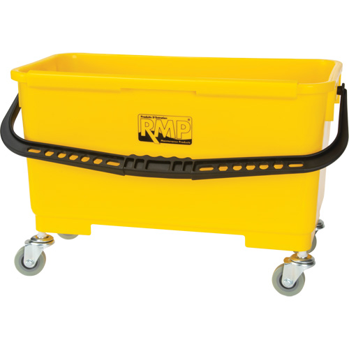 Window Washer Bucket, Yellow Action Paper