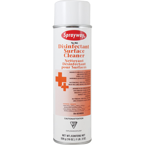 Disinfectant Surface Cleaner, 19 fl. oz., Aerosol Can Action Paper