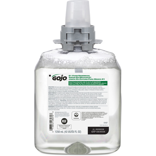 Savon pour les mains FMX-12 E1, Mousse, 1250 ml, Sans parfum Action Paper