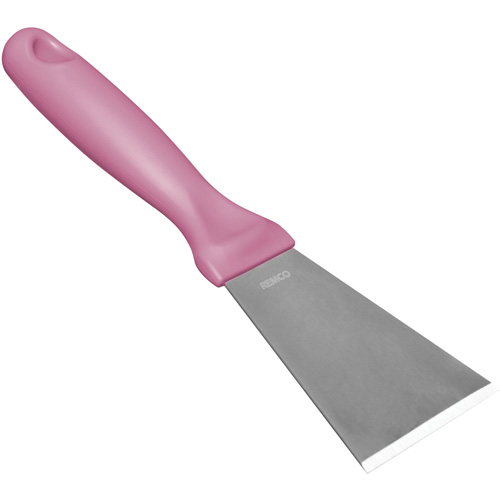 Grand racloir en acier inoxydable, Rose, 3" la x 9" lo Action Paper