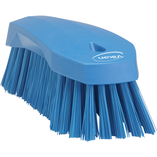 Grande brosse &agrave; main oblique, Soies Ferme, Longueur de 8", Bleu Action Paper