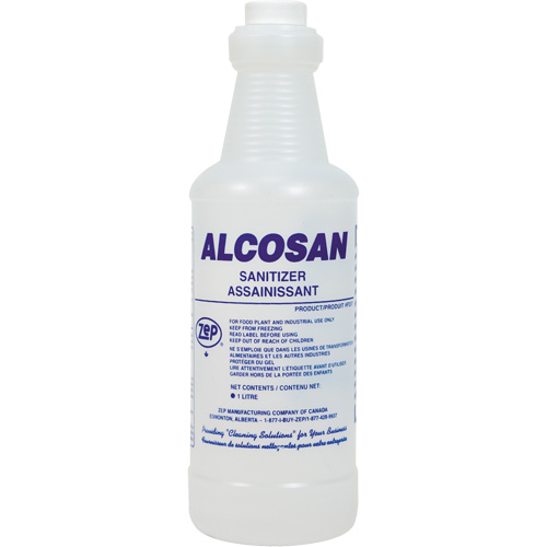 Alcosan Surface Sanitizer, 1 L, Bottle Action Paper