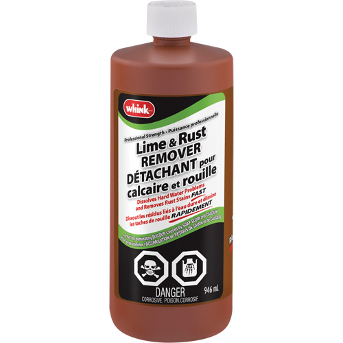 Whink&reg; Lime & Rust Remover, 946 ml, Bottle Action Paper