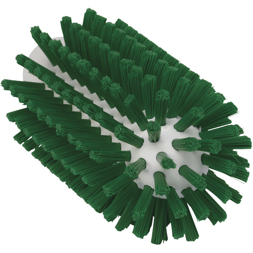 2.5" Brush, Stiff Bristles, 5-3/5" Long, Green Action Paper
