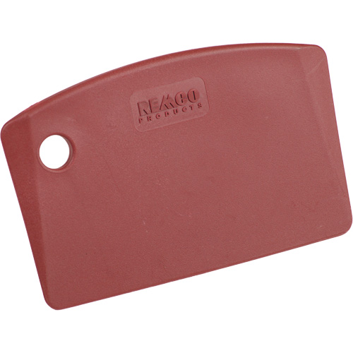 Metal Detectable Mini Bench Scraper, Red, 5-1/4" W x 3-2/5" L Action Paper