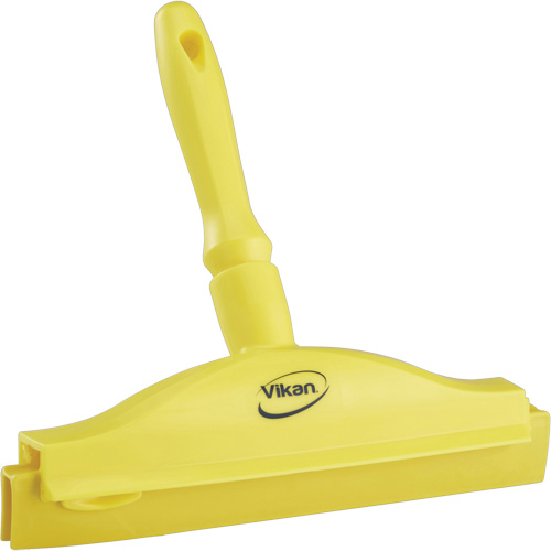 Raclette &agrave; lame double ultra hygi&eacute;nique, 10", Jaune Action Paper
