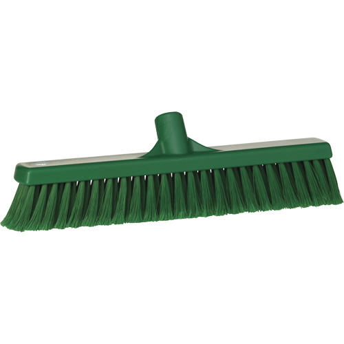 Balai-brosse pour particules fines, Crins Fin/&agrave; bout ouvrant, 16-1/4", Polypropyl&egrave;ne, Vert Action Paper