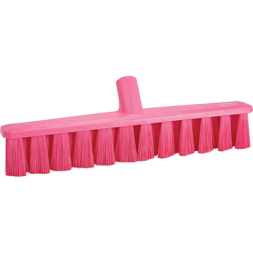 UST Push Broom, Medium Bristles, 15-1/4", Polyester, Pink Action Paper