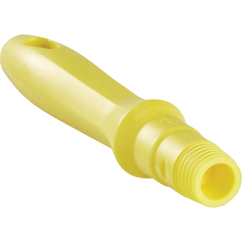Mini Handle, Brush/Pad Holder/Scraper/Squeegee, Yellow, Standard, 6-1/4" L Action Paper
