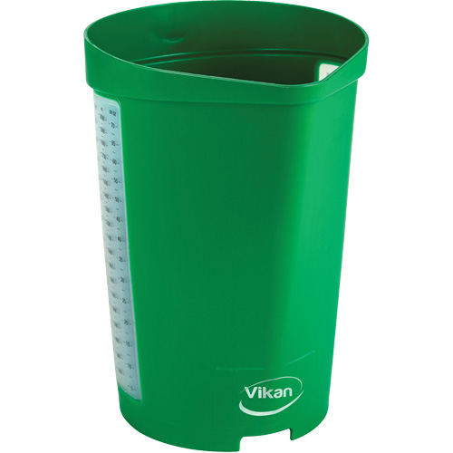Cruche gradu&eacute;e, Plastique, Vert, 65 oz Action Paper