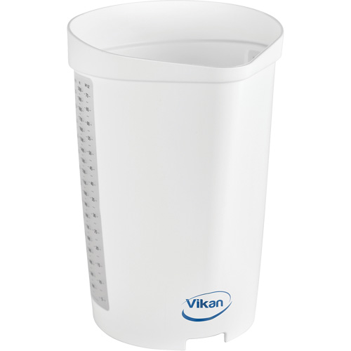 Cruche gradu&eacute;e, Plastique, Blanc, 65 oz Action Paper