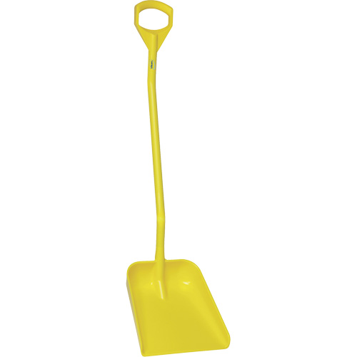Pelle ergonomique &agrave; grande lame, Longueur de 51", Plastique, Jaune Action Paper