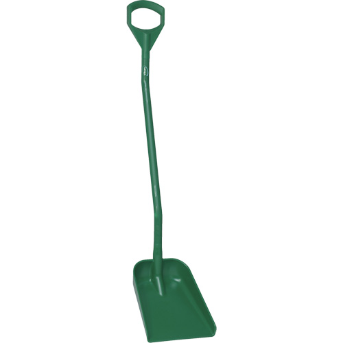 Pelle ergonomique &agrave; lame r&eacute;duite, Longueur de 50", Plastique, Vert Action Paper