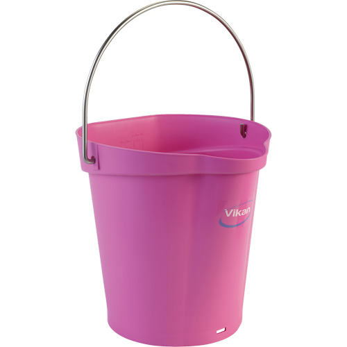 Pail, Pink, 1.5 US Gal. Action Paper