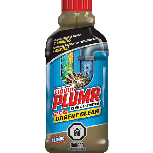 Liquid-Plumr&reg; Urgent Clear&reg; Drain Cleaner Action Paper