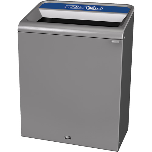 Conteneur pour d&eacute;chets de recyclage m&eacute;lang&eacute;s Configure, Vrac, Acier, 45 gal. US Action Paper