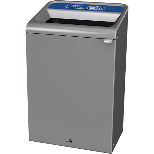 Conteneur pour d&eacute;chets de papier Configure, Vrac/Bord de rue/De bureau, Acier, 33 gal. US Action Paper