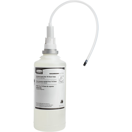 Recharge de savon mousse sans parfum ni colorant pour les mains OneShot, Mousse, 1600 ml, Sans parfum Action Paper