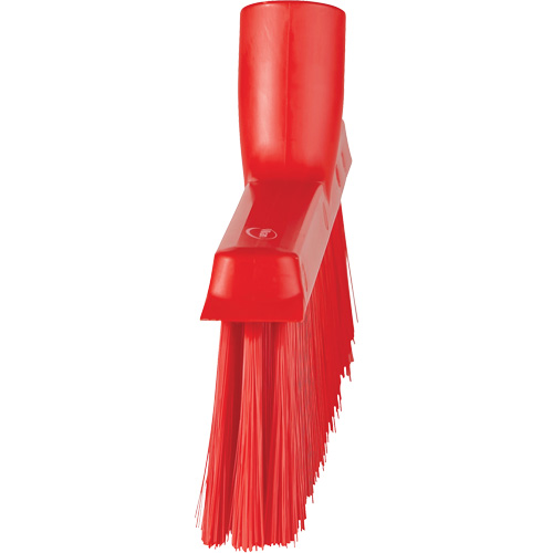 Balai biseaut&eacute; avec pas de vis inclin&eacute;, Crins Moyen, 10", Polyester, Rouge Action Paper