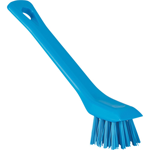 Brush with Scraping Edge, Stiff Bristles, 6" Long, Blue Action Paper
