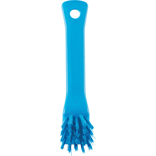 Brush with Scraping Edge, Stiff Bristles, 6" Long, Blue Action Paper