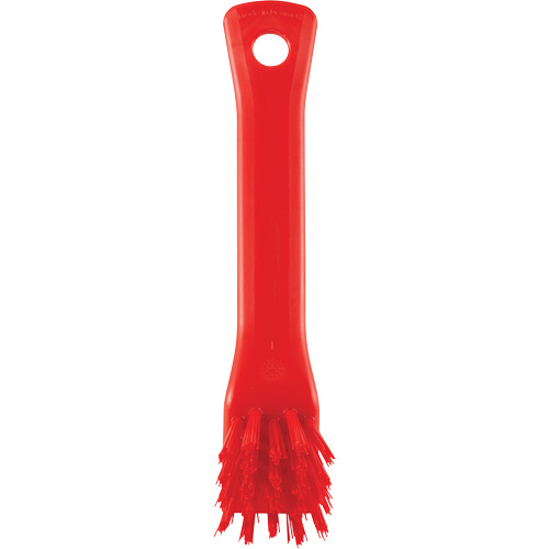 Brush with Scraping Edge, Stiff Bristles, 6" Long, Red Action Paper