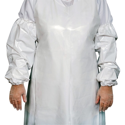 Manchettes Top Dog, 21", Polyur&eacute;thane, Blanc Action Paper