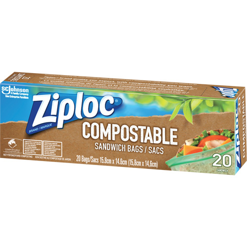 Ziploc&reg; Compostable Sandwich Bags Action Paper