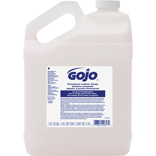 Savon pour les mains de qualit&eacute; sup&eacute;rieure, Cr&egrave;me, 3,78 L, Parfum&eacute; Action Paper