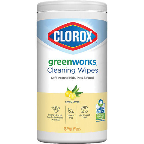 Lingettes nettoyantes GreenWorks, 75 lingettes Action Paper