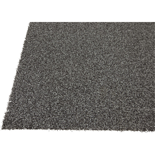 Tapis dint&eacute;rieur/ext&eacute;rieur Tundra, Latex/Polypropyl&egrave;ne, Grattoir Type, Motif Velours touffet&eacute;, 3-1/2' x 15', Gris Action Paper