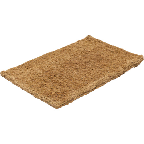 Tapis coco int&eacute;rieur/ext&eacute;rieur, Grattoir, 1-1/2' x 2-1/2' x 1-3/8", Naturel Action Paper