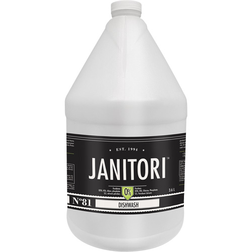Nettoyant &agrave; vaisselle Janitori 81, Liquide, 4 L Action Paper