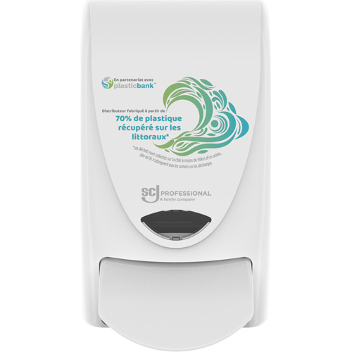 Distributeur de savon manuel Proline Wave, Pompe, Capacit&eacute; de 1000 ml, Format Cartouche de recharge Action Paper