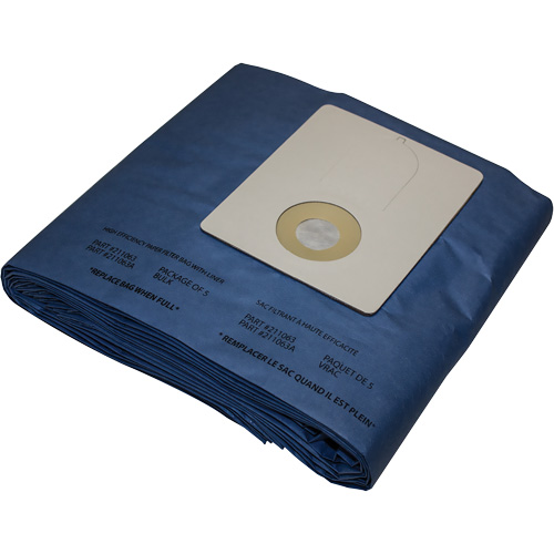 Sacs filtrants jetables pour aspirateur, Sac, Pour 12 - 15 gal. US Action Paper