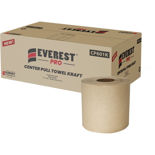 Kraft Paper Towels, 1 Ply, Centre Pull Action Paper