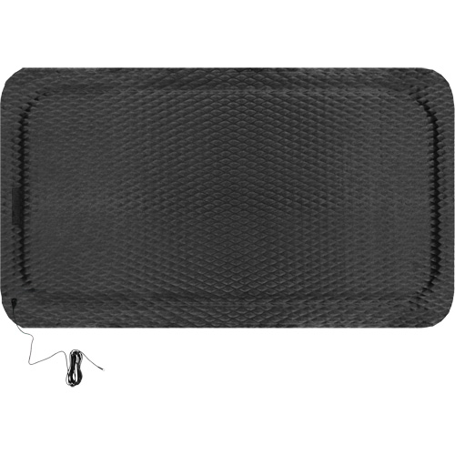 Hog Heaven Electrically Conductive Mat, 3' W x 5' L, 5/8" Thickness, Black, Nitrile Action Paper