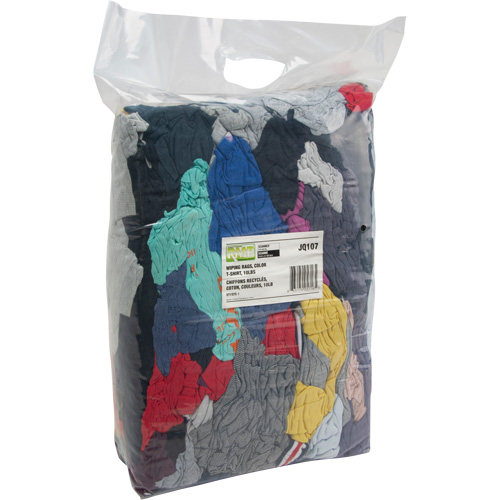 Chiffons fabriqu&eacute;s &agrave; partir de mat&eacute;riaux recycl&eacute;s, Coton, M&eacute;lange de couleurs, 10 lb Action Paper