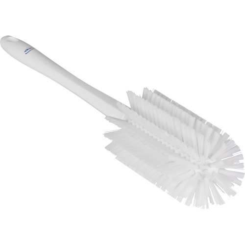 Brosse moyenne avec manche, Soies Ferme, Longueur de 17", Blanc Action Paper