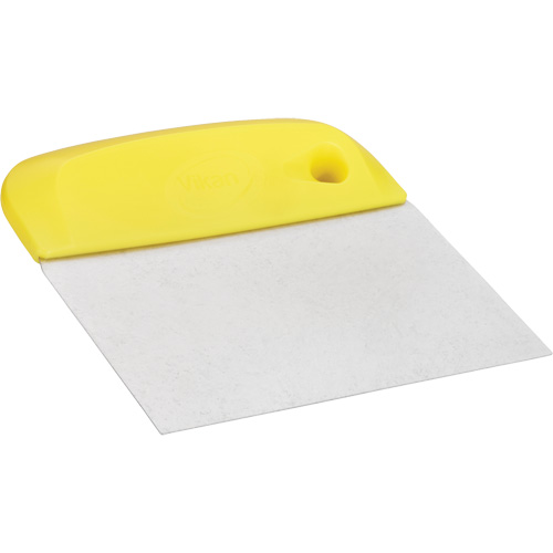 Flexible Stainless Steel Dough Cutter/Scraper, Yellow, 4-1/2" W x 5-3/4" L Action Paper