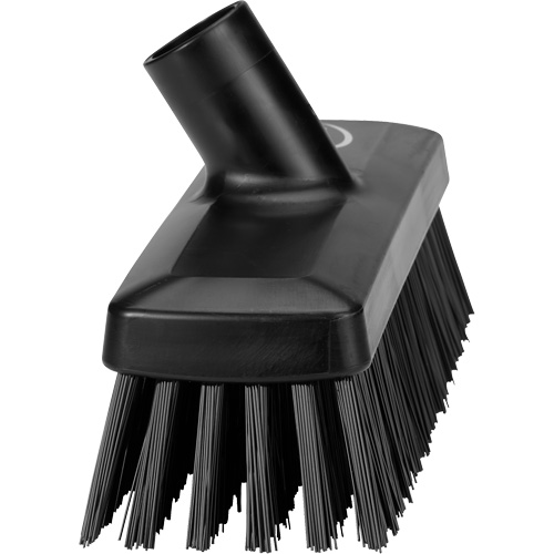 Balai compact pour murs et terrasses, Crins Ferme, 8-9/10", Polyester/Polypropyl&egrave;ne, Noir Action Paper